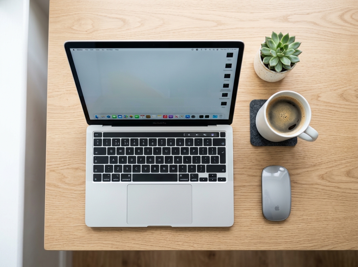 MacBook Pro on a desk